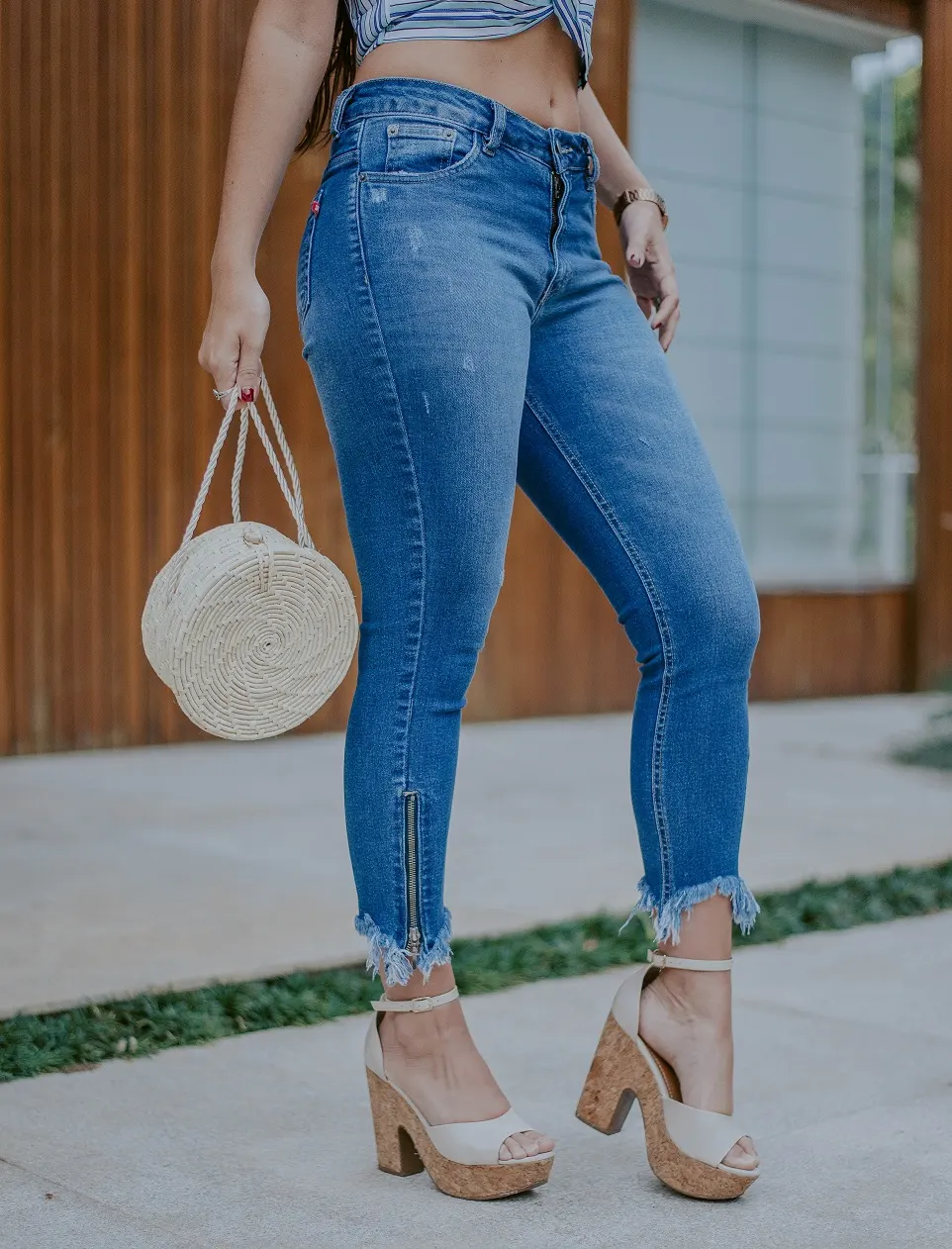 Calça jeans modelagem cropped-2