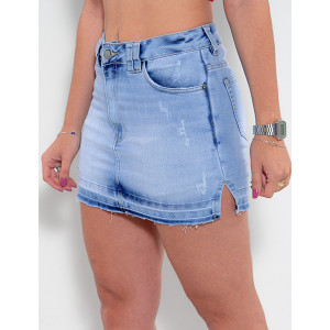 Short saia jeans revanche best sale