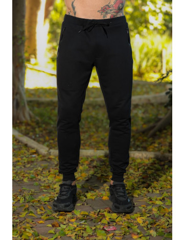 Calça Moletom Atacado Masculina Revanche Vadim Preto 