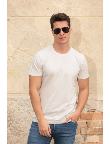 Camiseta Estonada Atacado Masculina Revanche Leandre Cinza Vapor