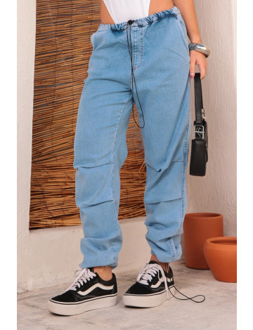 Calça Jeans Parachute Atacado Feminina Revanche Agrestina Azul 