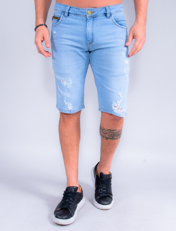 Bermuda jeans atacado sale