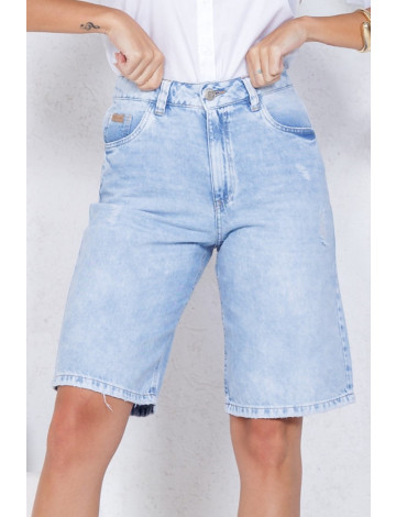 Bermuda Jeans Jorts Atacado Feminina Revanche Tejupá Unica