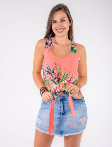 Blusa Atacado Alcinha Feminina Revanche Chantilly Rosa