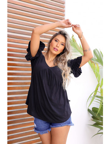 Blusa feminina sales tipo bata