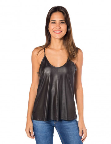 Blusa Atacado Cirre Feminino Revanche Siracusa Preto Frente