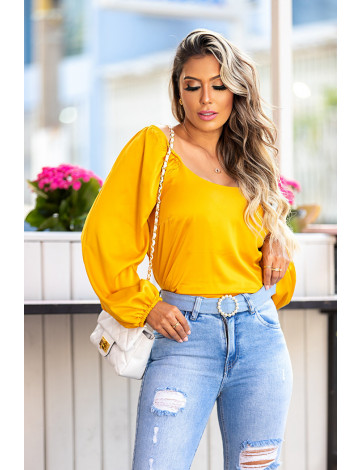 Blusa De Cetim Atacado Feminina Revanche Izzy Roupas Atacado