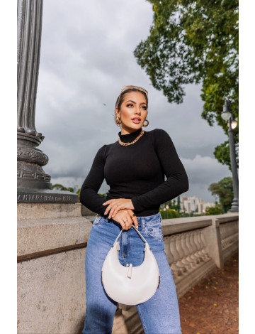 Blusa De Tricot Cacharrel Atacado Feminina Revanche Brisbane Preto