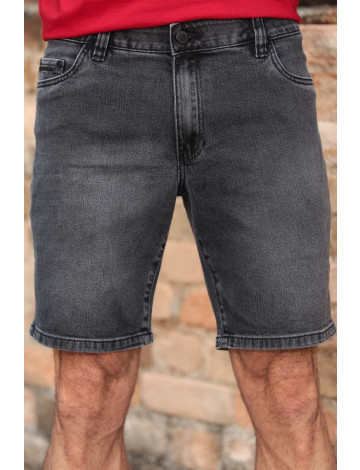 Bermuda Jeans Cós Com Elástico Personalizado Atacado Masculina Revanche Bonastre