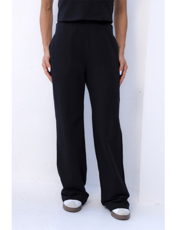 Calça Moletom Cos Com Elastico Atacado Feminino Revanche Urabá preto