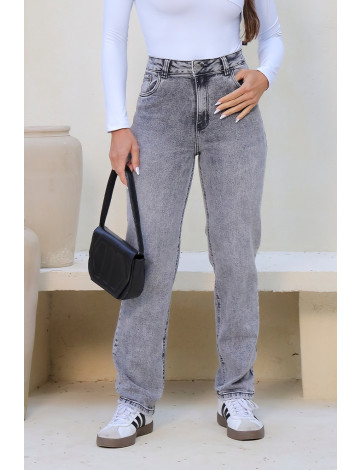 Calça Jeans Mom Barra Normal Atacado Feminina Revanche Amisos Unica