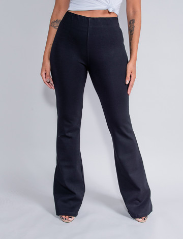 Calça flare clearance de bandagem