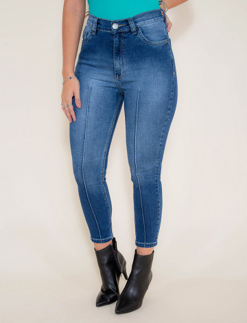 Calça Jeans Atacado Cropped Feminina Revanche Daca Frente