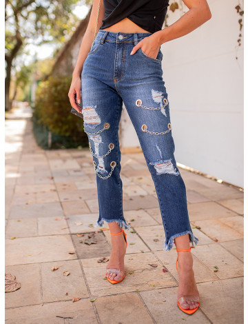 Cal a Jeans Atacado Cropped Mom Feminina Revanche Miriam Roupas
