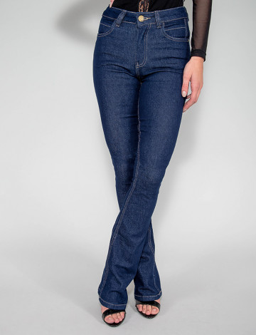 Calça Jeans Atacado Flare Feminina Revanche Coque Frente