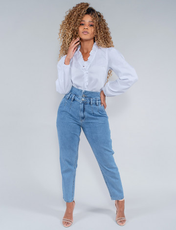 Mom jeans sale atacado