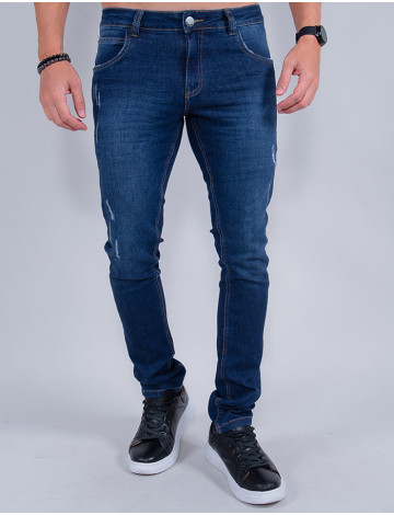 Calça Jeans Atacado Reta Masculina Revanche Henzo Azul Frente
