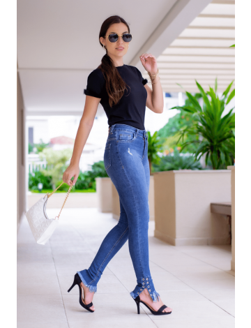 Cal a Jeans Cigarrete com Ilh s Atacado Feminina Revanche Yuki