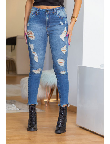 Calça Jeans Cropped Atacado Feminina Revanche Bulma