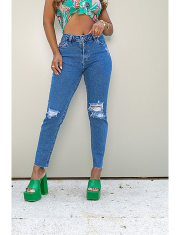 Calça cortada sales