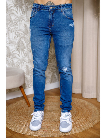 Calça Jeans Reta Atacado Masculina Revanche Agrinio Azul
