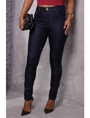 Calça Jeans Skinny Barra Normal Atacado Feminina Revanche Belianes Azul