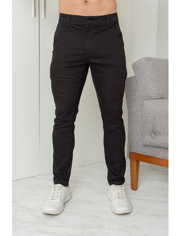Calça Color Com Bolso Faca Atacado Masculina Revanche Alforque Preto