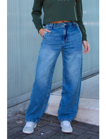 Calça Jeans Baggy Bolso Faca Atacado Feminino Revanche Mésua Unica