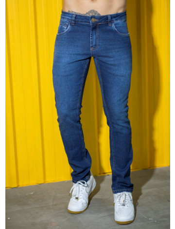 Calça Jeans Reta Atacado Masculina Revanche Santorcaz Azul