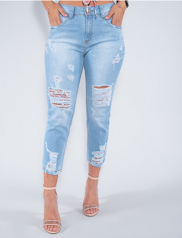 calça jeans cropped feminina