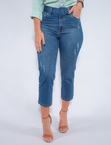 capri jeans feminina
