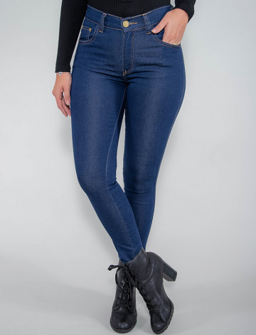 Calça Jeans Atacado Cigarrete Feminina Revanche Finlândia Frente