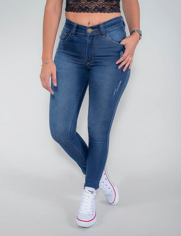 Calça Jeans Atacado Cigarrete Feminina Revanche Jordânia Frente