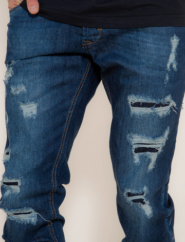 calça destroyed masculina atacado