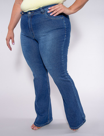 Cal a Jeans Atacado Flare Plus Size Feminina Revanche Yolande
