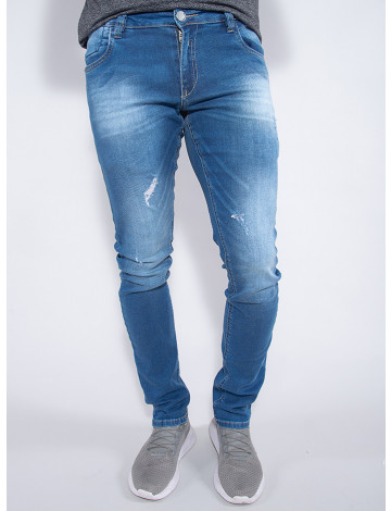 Calça Jeans Atacado Masculina Revanche Moise Azul Frente