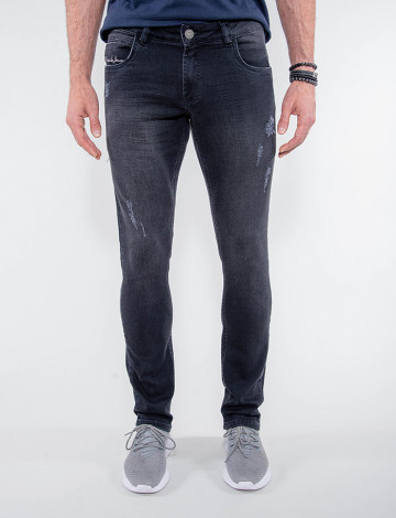 Calça Jeans Atacado Masculina Revanche Sudão Preto Frente