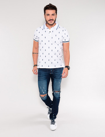 Cal a Jeans Atacado Reta Destroyed Masculina Revanche New York