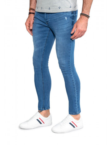 Calça skinny hot sale cropped masculina