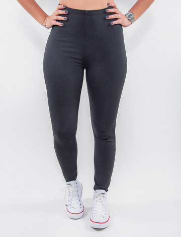 Calça Legging Atacado Básica Feminina Revanche Argentina Preto Frente