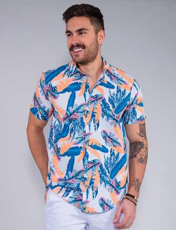 Camisa Floral Atacado Masculina Revanche Jorge Roupas Atacado