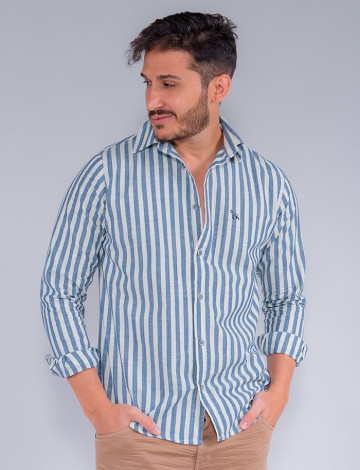 Roupa listrada cheap masculina