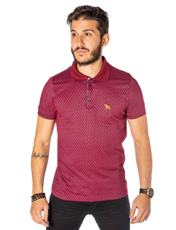 Camisa Polo Atacado Microestampa Masculina Revanche Boston Bordo Frente