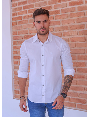 Camisa Tricoline Com Elastano Atacado Masculina Revanche Iquique