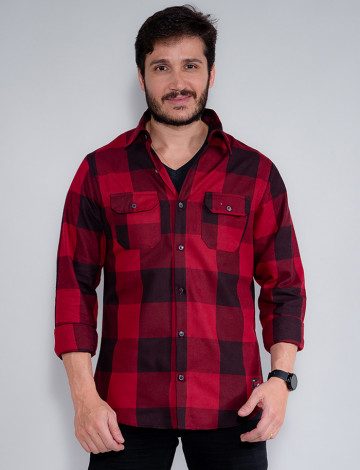 Camisas masculinas best sale flaneladas