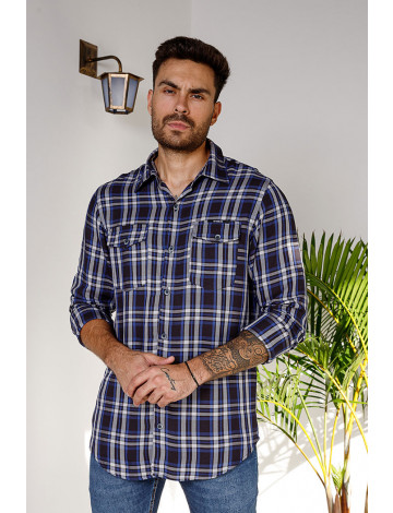 Camisa Xadrez Manga Longa Atacado Masculina Revanche Prospect