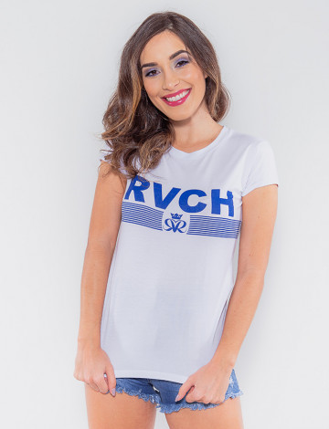 Camiseta Atacado Feminina Revanche Dominica Branco Frente