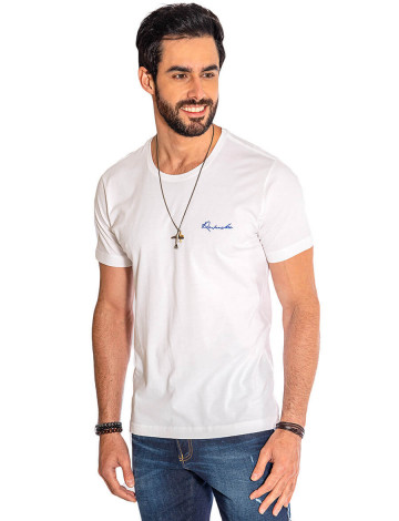 Camiseta Atacado Gola Redonda Masculina Revanche Pádua Off-White Frente