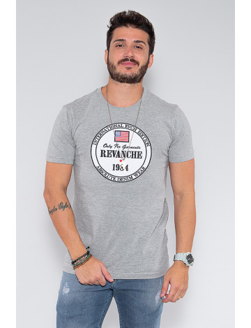 Camiseta Atacado International Masculina Revanche Jourdan Mescla Frente