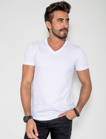 Camiseta Atacado Masculina Revanche Bratislava Branco Frente